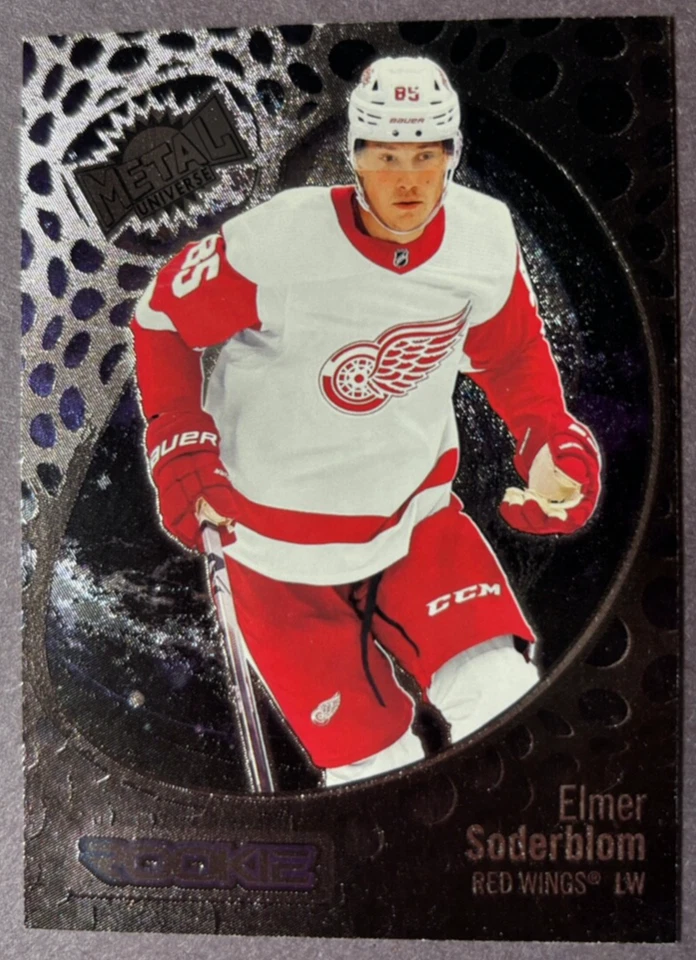 2022-23 SkyBox Metal Rookie #166 Elmer Soderblom Detroit Red Wings - Image 1 of 1