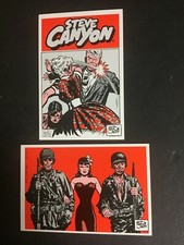 20th Anniversary Kitchen Sink Cards Lot of 2 NM/M 1988 Milton Caniff