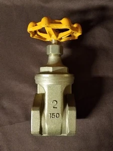 ORO, Anderson Barrows Hand Wheeled Bronze 2" Gate Valve, # 150 - Picture 1 of 5