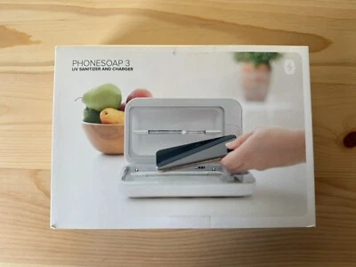 Sabonete para Celular 3 UV Desinfetante e Carregador (BRANCO) - Originalmente $79,95 - Imagem 1 de 4