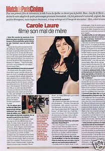 Coupure de presse Clipping 2003 Carole Laure  (1 page)