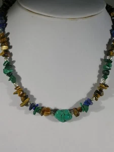 15" Girl's Multi Stone Necklace - Picture 1 of 2