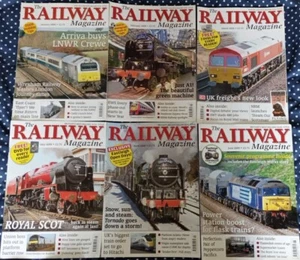 6 X The Railway Magazine Year 2009 January - June Issues Ideal Birthday Gift - Picture 1 of 7