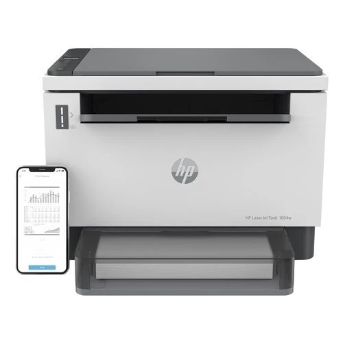 Hp Multifunzione 3in1 Laser ( A4 Simplex 600 x 600 ) LASERJET TANK 1604W White e - Immagine 1 di 4