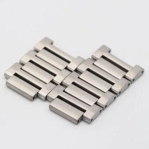 Citizen Genuine 7 Link H1145-T023533 Men's Watch Band Bracelet Parts Silver 17mm - Picture 1 of 4