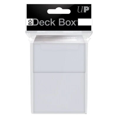 Ultra Pro 80+ Clear Deck Box New Standard Small Size Card Holder gaming mtg tcg - Image 1 of 4