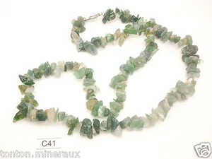 Barock Halskette Chips Achat Schaum 45 cm Mineralien Lithotherapie Reiki Original - Bild 1 von 1