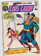 Superman's Girl Friend Lois Lane #109 DC 1971 I'll Never Fall in Love Again !