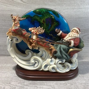 Department 56 Santa’s Flight Around the World RARE Joy To The World - Picture 1 of 10