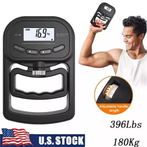 Grip Strength Tester 396Lbs/180Kg Digital Hand Dynamometer Grip Strength Meter - Picture 1 of 8