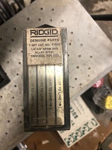 Ridgid #47830 1/4" -3/8” High Speed Right Hand Universal Pipe Dies New OLD STOC - Picture 1 of 1