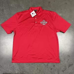 MLB All Star Game 2010 Polo Shirt Mens XXL Red NWT Minor Flaws Short Sleeve - Picture 1 of 18