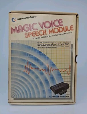 Commodore 64 Magic Voice Speech Module With Box Cable And Manual As Is Untested - Image 1 of 4