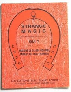 Partitur Vintage Noten CLAUDE BOLLING: Strange Magic * 70er Jahre Ende WER? - Bild 1 von 1