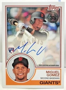 Miguel Gomez 2018 Topps Series 2 - 1983 Topps RC on-card Autograph Auto - GIANTS - Picture 1 of 2
