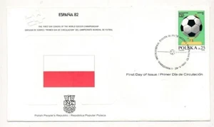D327376 World Cup Soccer Spain 1982 FDC Poland - Picture 1 of 1