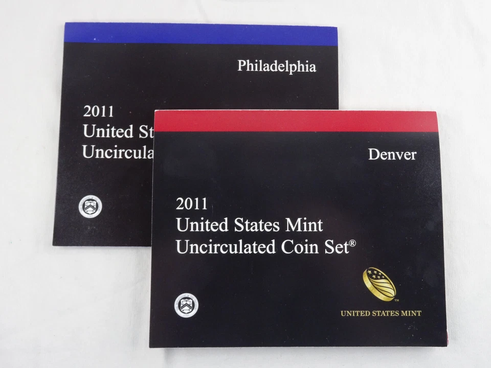 2011 P & D US Mint Set Uncirculated 28 Coins OGP Original Mint Packaging - Image 1 of 4