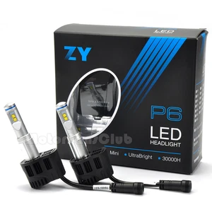 ZY P6 110W 10400LM Philips LED Headlight Kit Conversion Canbus H4 H7 H11 9004 H8 - Picture 1 of 12