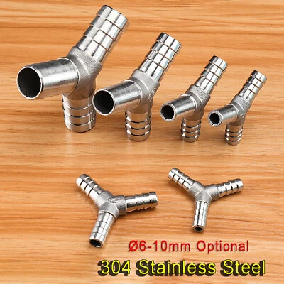 NEIN Edelstahl V2A Y-Stück Schlauchtülle Schlauchverbinder - Beregnung, Bewässerung