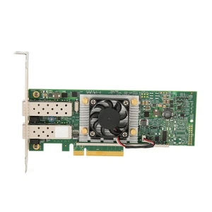 BCM57810S 10GB Dual Port SFP PCIe X8 Ethernet Converged Network Adapter With NEW - Afbeelding 1 van 12