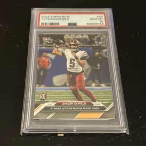 2024 Topps Now PSA 10 Jayden Daniels Rookie #23 Washington Commanders - Bild 1 von 2