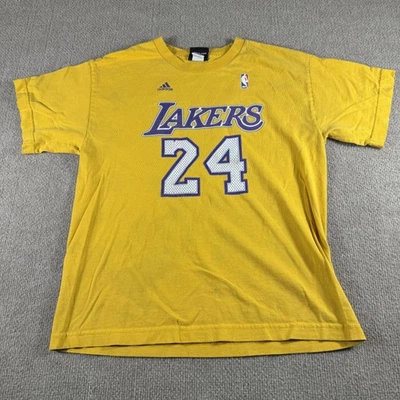 Camiseta de Los Angeles Lakers Juvenil Oro NBA Baloncesto Kobe Bryant 24 Camiseta Adidas Foto 1 de 4