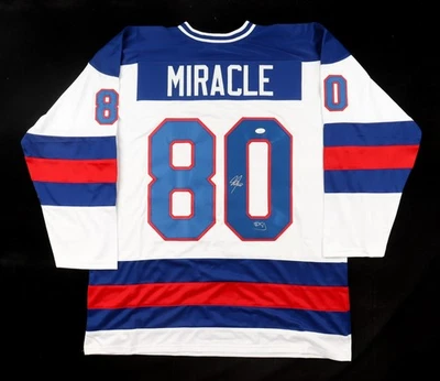 1980 Team USA Miracle on Ice Jersey Signed by Steve Janaszak & Dave Silk/JSA COA - Image 1 of 4