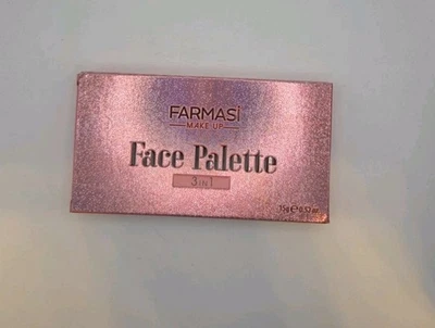 Farmasi Make Up Face Palette 3in1 Blush Bronze Highlighter .52oz/15g New Boxed  - Image 1 of 3