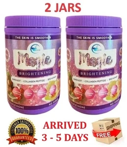 2 Jars Phyto Magic Brightening Collagen Peptide Skin Whitening Supplement - Picture 1 of 16