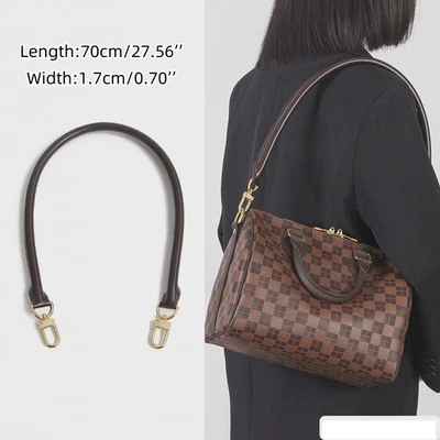 Real Leather Underarm Shoulder Strap Replacement For LV Speedy Series Bag - Image 1 of 4