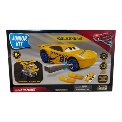 Revell Cars 3 Cruz Ramirez Junior Model Assembly Kit Model Kit Lights Sound Car  - Image 1 of 4