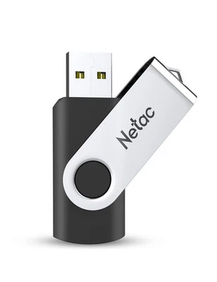 Netac 64GB USB 2.0 Flash Drive, Swivel Design Memory Sticks, Pen Drive, Usb - Image 1 of 4