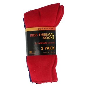 Girls RJM 3 Pair Pack Thermal Socks For Ultimate Warmth Winter SK315