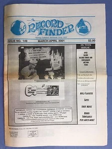 The RECORD FINDER - No.149 Mar-April 2001 - Hard To Find US Newspaper for Vinyl - Bild 1 von 3