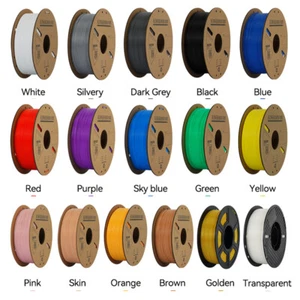 【4 Kup 3 Zapłać】 Kingroon 1KG PLA PETG Mata Jedwabna 1,75 mm Drukarka 3D Filament - Zdjęcie 1 z 59