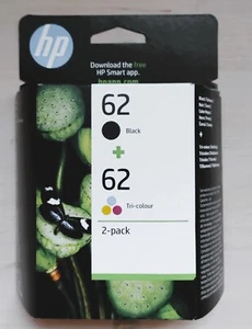 HP 62 2-pack black/tri colour. - Foto 1 di 2