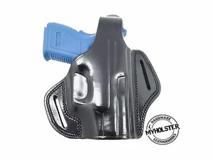 OWB Thumb Break Leather Belt Holster for Springfield Armory XD .40 S&W 3" Sub-C - Picture 1 of 4