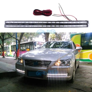 2x Luces de circulación diurna LED DRL parachoques delantero para Toyota REIZ Mark X 2005-2009 - Imagen 1 de 9