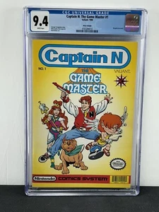 Captain N: The Game Master #1 Valiant 1990 Price Variant CGC 9.4 - Picture 1 of 3