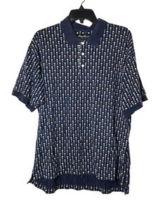 Eddie Bauer Herren Golf Polo Kurzarm Shirt Größe M Golfball Tee Design - Bild 1 von 9