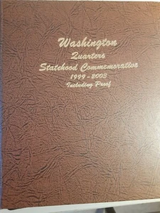1999 P - 2008 S Statehood Quarters with Proofs in 8143 and 8144 Dansco Albums - Picture 1 of 12