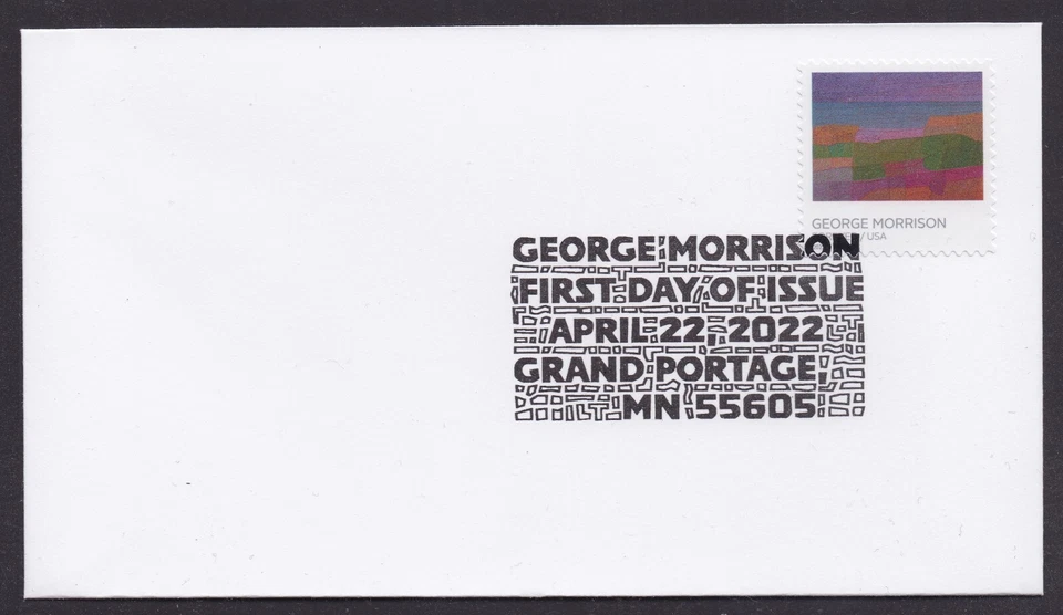 US 5690 George Morrison Lake Superior Landscape BWP FDC 2022 - Image 1 of 1