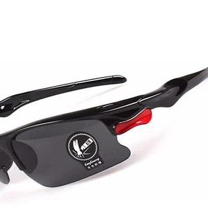 Winter Summer Wrap Mens Boys Sunglasses Black Red Beach Sun Protect Driving New - Imagen 1 de 5