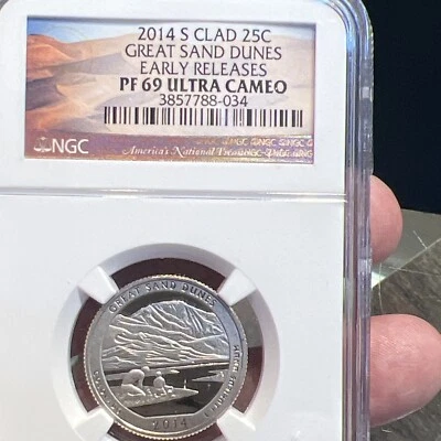 PF69 2014-S Great Sand Dunes ATB Quarter - Early Releases - Graded NGC - Image 1 of 4