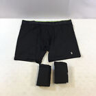 Polo Ralph Lauren Mens Black Elastic Waist Stretch Boxer Brief Size XL 3-Pack