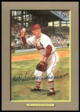 Red Schoendienst Signed Autographed Perez Steele Great Moments JSA COA