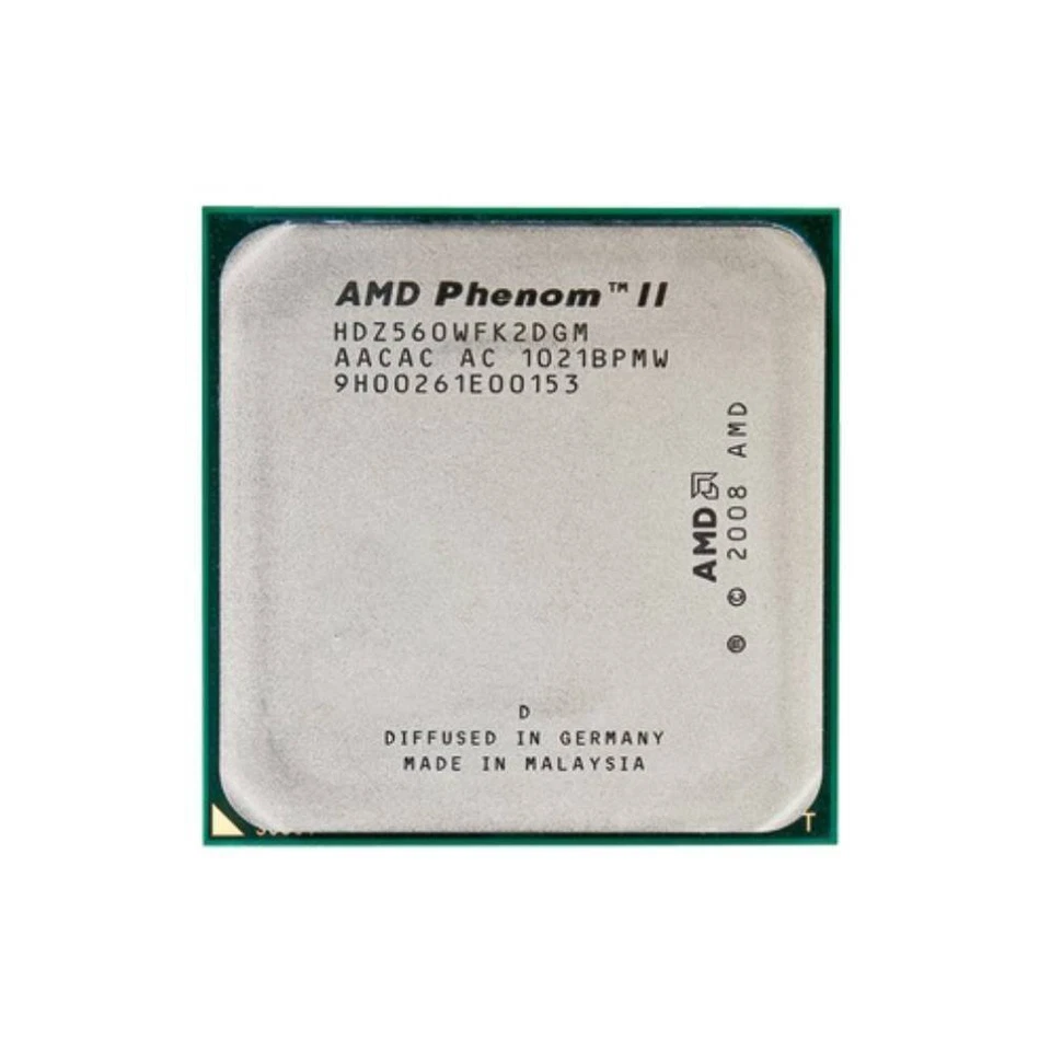 AMD Phenom II X2 560 CPU 3.3GHz Socket AM3 80W Processor - Image 1 of 1