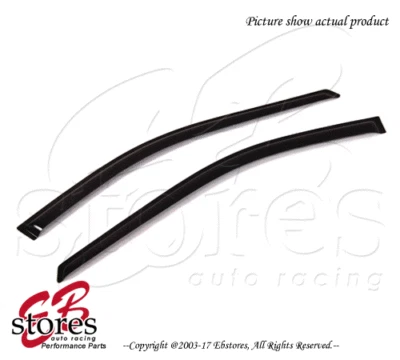 Viseras de ventana JDM de humo oscuro montadas en el exterior 2 piezas para Dodge Grand Caravan 1996-07 Foto 1 de 4