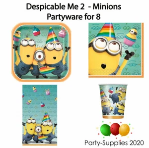Despicable Me 2 "Minions" - Children's Party Pack - 8 - Picture 1 of 5