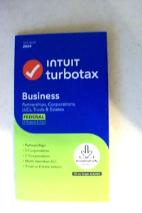 "Intuit Turbotax 2024 Business Federal E-File Windows Tax Prep" New/ Free Ship - Picture 1 of 2